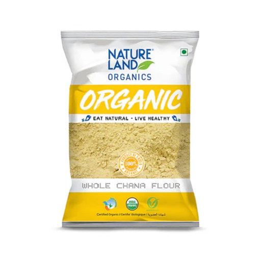 Organic Whole Chana Flour 500 Gm